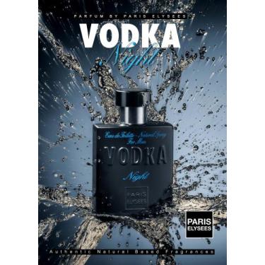Imagem de Perfume Importado Vodka Night Paris Elysees Masculino 100ml