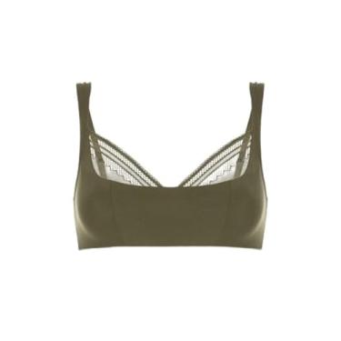 Imagem de Simone Perele Sutiã feminino Olympe 3D macio, Aventura, verde, 36B