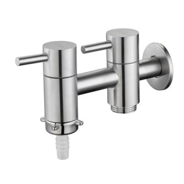 Imagem de Torneira Inox Tanque c/saída p/Máq. de Lavar Link NOX12