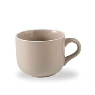 Imagem de ARRADENS Caneca de sopa de micro-ondas, copos de sopa de porcelana jumbo de 595 g com alças, canecas de sopa seguras para micro-ondas e lava-louças com alça para cappuccino, latte, aveia, lanches,