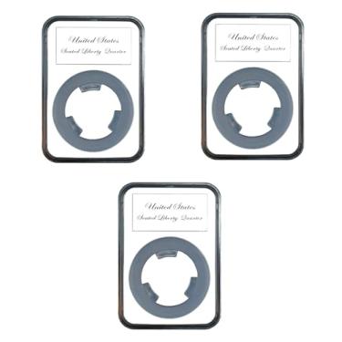 Imagem de Ursae Minoris Elite Certified-Style Coin Holder for US Seated Liberty or Barber Quarter 1838 to 1915 Three Pack