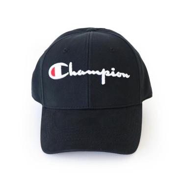 Imagem de Boné Champion Dad Hat CL Twill Script Heritage - Preto-Unissex