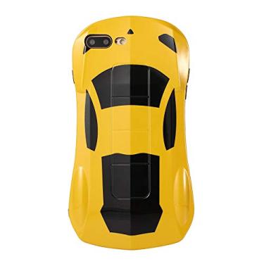 Imagem de Capa de telefone multicolorida supercarro esportivo fofo para Apple iPhone 12 11 Pro Max XR 8 7 Plus (amarelo, para iPhone 13 Pro Max)