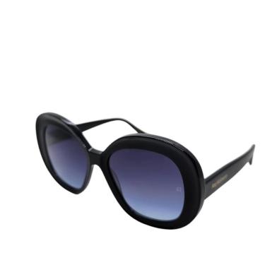 Imagem de Óculos Solar Ana Hickmann Elisa 2 Ah90050 A01  Brilho Lente Cinza Degradê-Feminino