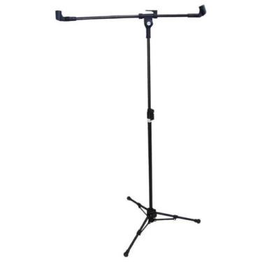 Imagem de Pedestal de microfone vector pmv120p p/2-microfones s/haste telescopic