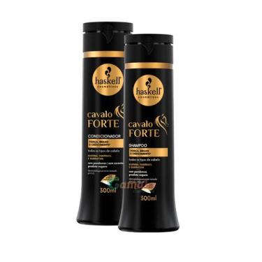 Imagem de Kit Haskell Cavalo Forte Shampoo E Condicionador 300ml