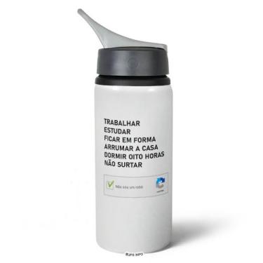 Imagem de Garrafa Squeeze NK - Não sou robô! - JPS INFO