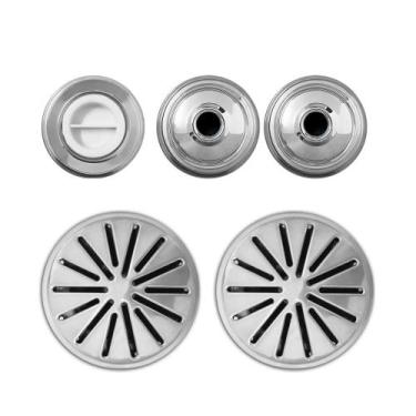 Imagem de Dispositivos Inox  1 Aspiração 2 Retorno 2 Drenos Para Piscina - Verão