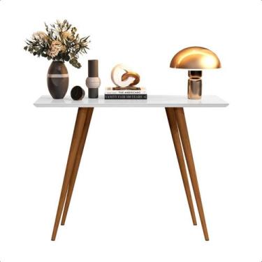Imagem de Mesa Buffet Apardor Classic Para Sala Com Pés Em Madeira - RDS Varieda