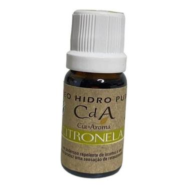 Imagem de Óleo Hidrossolúvel Citronela Puro Para Umidificadores 10Ml - Lua Místi