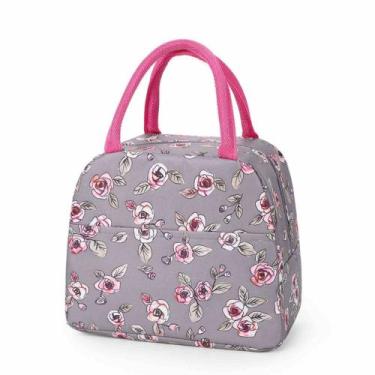 Imagem de Bolsa Térmica Com Alça Para Marmita Maquiagens Cosméticos Multiuso - A
