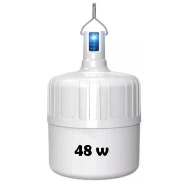 Imagem de Lâmpada De Led Bulbo Emergência Recarregavel Portatil Potência 48w - D