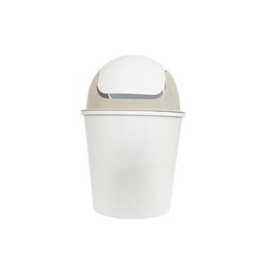 Imagem de Cesto De Lixo Lixeira Tampa Basculante 7 Litros 37cm Usual - Usual Uti