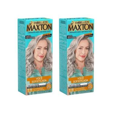 Imagem de Coloraçao Maxton 11.111 Louro Cinza Muito Claro - Kit 2Un - Embelleze