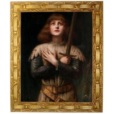 Imagem de Quadro Da Santa Joana D Arc, Mod.04, Tam. 30x25cm. Angelus