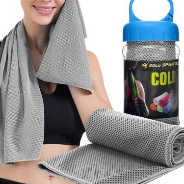 Imagem de Toalha de Microfibra Gold Sports Ultra Refrescante Cool - 88x29 cms, Ú