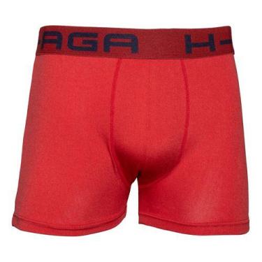 Imagem de Cueca Box Boxer Adulto Microfibra Original - Básica Linda, Vermelho, M