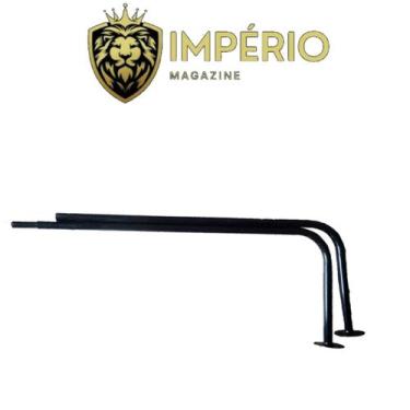 Imagem de Arara de Parede Bipartida 1m - Organização e Estil - Imperio magazine