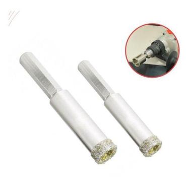 Imagem de Serra Copo Diamantado 8mm E 10mm P/ Porcelanato Mármore - cortag