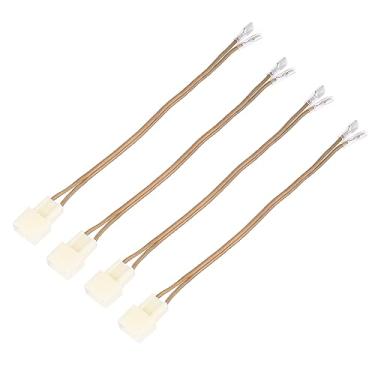 Imagem de X AUTOHAUX 4 peças conector de alto-falante de carro chicote adaptador conector para Honda Accord Civic CRX Odyssey para Acura CL TL RL