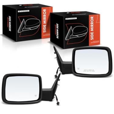 Imagem de A-Premium Par (2) espelhos retrovisores elétricos do lado do motorista e do passageiro - Compatível com Ram 1500 2014-2018, 2500 2013-2018, 1500 Classic 2019-2022 - Retrovisor retrovisor externo preto