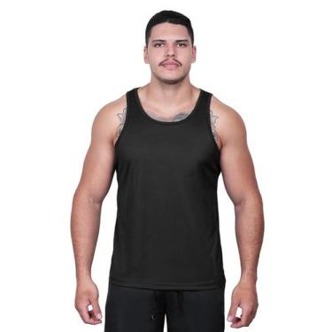 Imagem de Regata Masculina Dryfit - Techmalhas, Preto, GG