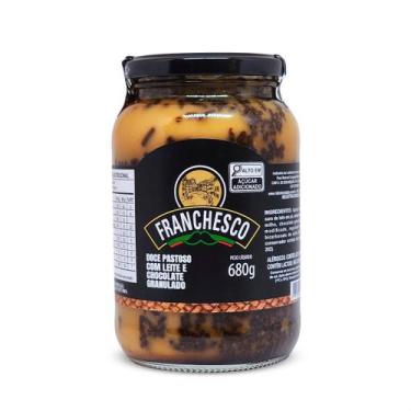 Imagem de Doce de Leite com Chocolate Granulado Franchesco 680g