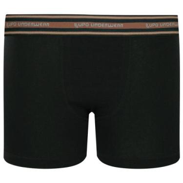 Imagem de Kit 2 Cuecas boxer Infantil Algodão com Elastano Lupo 141-088., G, Pre