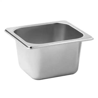 Imagem de Cuba Gastronomica Inox Gn 1-6 X100 Rechaud Cozinha Buffet