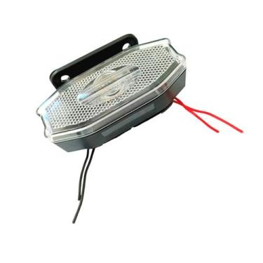 Imagem de 1 Sinaleira Lanterna Lateral Led Peixinho Caminhão Carreta Com Vigia C