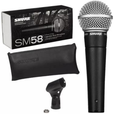 Imagem de Microfone Profissional Shure SM58 Vocal Dinâmico Cardioide