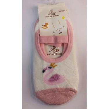 Imagem de Meia Sapatilha Pilates Infantil menina com Estampas Antiderrapante - s