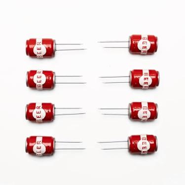 Imagem de Outset Suportes de milho com tema de lata de cerveja, conjunto de 4 pares