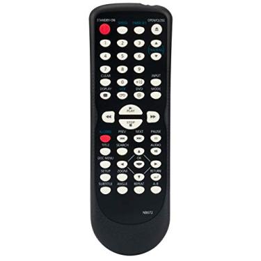 Imagem de AIDITIYMI NB672 NB672UD Novo controle remoto infravermelho para leitor de DVD/CD Magnavox com gravador de vídeo DV225MG9 remoto