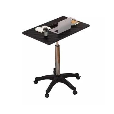 Imagem de LICONG-2019 Polia de mesa para computador móvel, pequena mesa, quarto, cabeceira, elevação, escritório, mesa móvel, laptop, mesa de computador móvel, mesa sobre rodas
