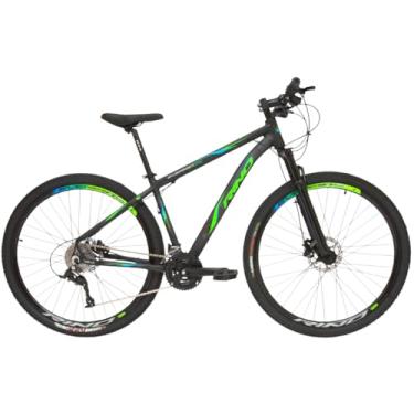 Imagem de Bicicleta Aro 29 Rino Everest 24v Freio Hidraulico Cambios Index - Preto/Azul/Verde 15