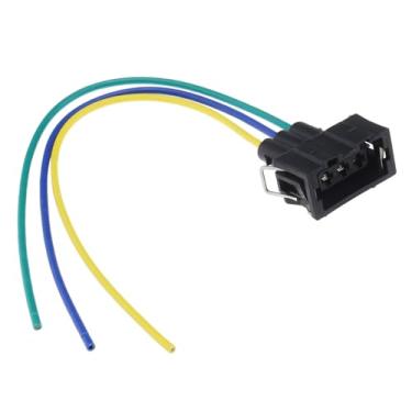 Imagem de SING F LTD 2 peças 3 pinos de reparo de carro chicote de fios 357972753 conector elétrico à prova d'água compatível com VW compatível com assento compatível com Skoda