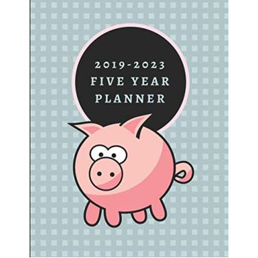 Imagem de 2019-2023 Five Year Planner: Pig Themed To Do List Diary