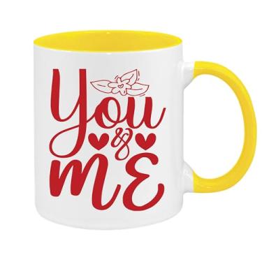 Imagem de SpreadPassion Caneca de café You And Me, presente para namorado e namorada, ideia de presente de dia dos namorados, presente para marido e esposa, ideia de presente de aniversário do dia dos namorados
