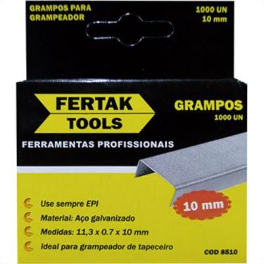 Imagem de Grampo P/Grampeador Fertak 10Mm C/1000