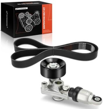 Imagem de A-Premium Kit de correia de transmissão serpentina do motor compatível com carros Honda & Acura - Accord 2013-2017, Crosstour 2013-2015, MDX 2014-2016, RDX 2016-2019, TLX 2015-2019, RLX 2014-2019 -