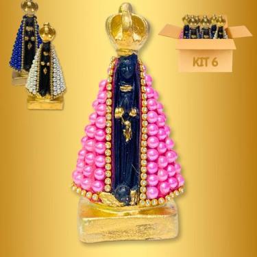 Imagem de Imagem Nossa Senhora Aparecida Kit 6 Atacado Lembrancinha - Europio, K