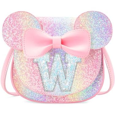 Imagem de Presentes de aniversário para meninas de 3, 4, 5, 6, 7 e 8 anos, presentes para meninas pequenas, bolsa infantil para meninas, presente para meninas, colorido, W, Colorida, W