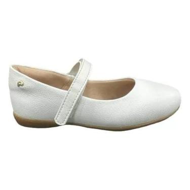 Imagem de Sapatilha Infantil Pampili Bailarina 188.500, Branco,  23