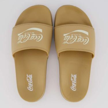 Imagem de Chinelo Slide Coca Cola Leeds Marrom-Unissex