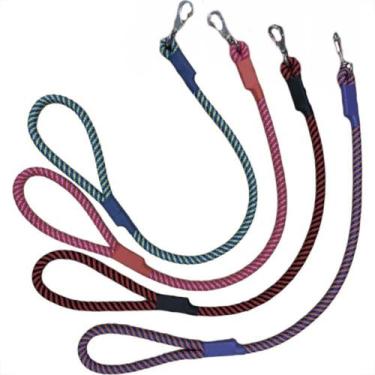 Imagem de Guia Para Caes Tati Corda Rolica Soft Colors 12Mm X 60Cm - Kit C/6 Pec