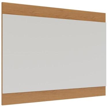 Imagem de Painel Para TV 75 Pol 200cm Cairo C04 Off White Matte Freijó - Lyam De