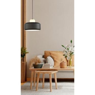 Imagem de Pendente Sut Preto E27 Bulbo Max 40w - Bella Iluminação