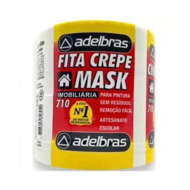 Imagem de 2 Rolos de Fita crepe de Uso p/ Pinturas Profissionais e Artesanatos 4