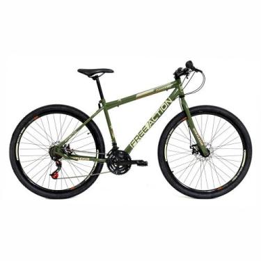 Imagem de Bicicleta Flexus Aro 29 21 Velocidades Free Action, Verde militar